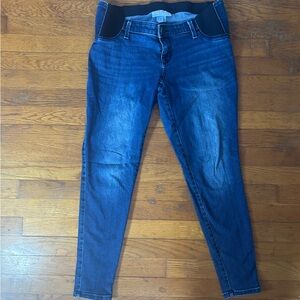 Isabel Maternity by Ingrid & Isabel Womens Dark Blue Skinny Jeans